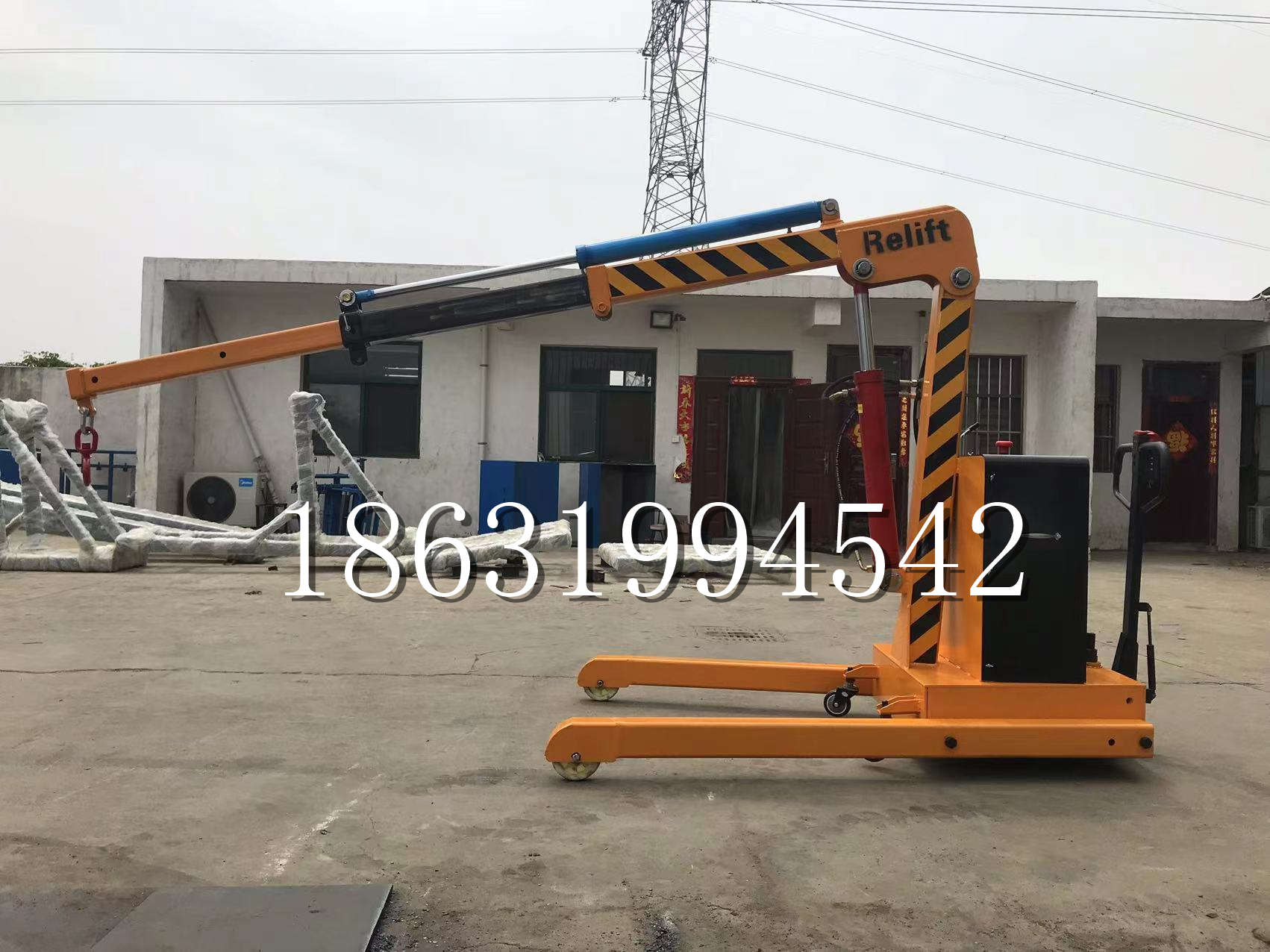 文水县久征定做3吨三轮随车吊 农用园林绿化移树吊 平板工程用小吊机