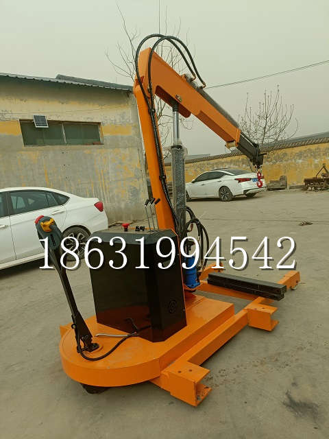 文水县自卸车厢随车吊 自制轮式四不像起重机 四驱平板吊 5吨 贵盛